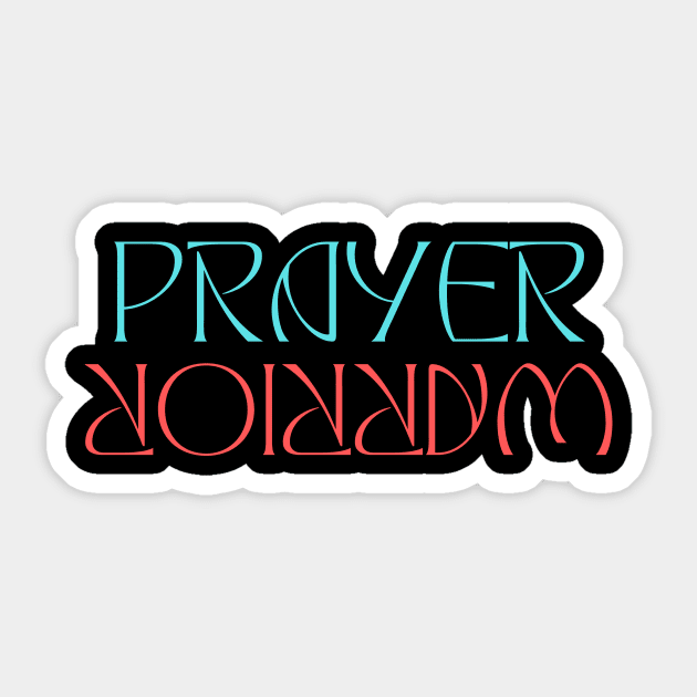 Prayer Warrior | Christian Typography Sticker by All Things Gospel